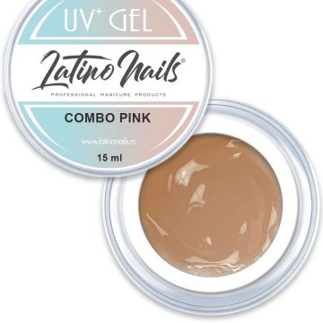 Gel Latino Nails Combo Pink 3 in 1, 15 ml