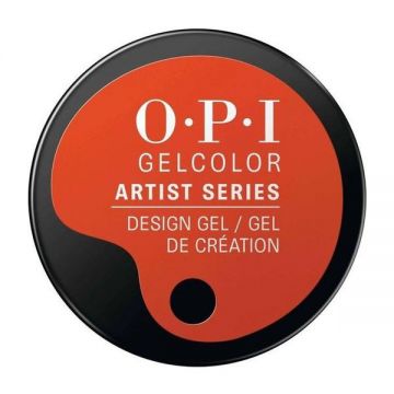 Gel Unghii Semipermanent pentru Design - OPI GelColor Artist Series Cantaloupe On A First Date, 6 g