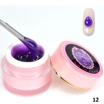 Gem Gel - Soak Off Color Gel - Cod 12 8ml