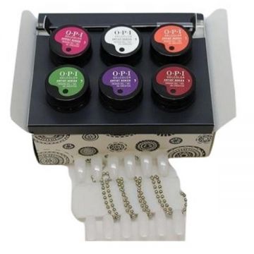 Kit 6 Geluri Colorate pentru Design - OPI GelColor Artist Series Design Gel Intro Kit, 6x 6 g