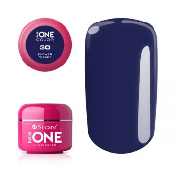 Gel uv Color Base One Silcare Clasic Flower Violet 30