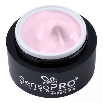 Gel Constructie Unghii Expert Line SensoPRO Milano - Milky Pink 50ml
