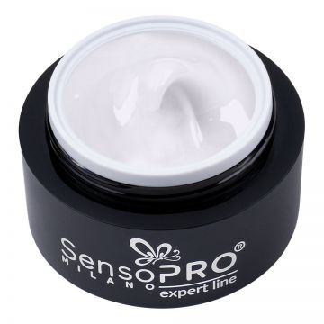 Gel Constructie Unghii Expert Line SensoPRO Milano - Milky White 50ml