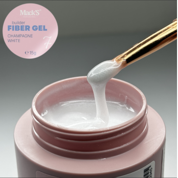 Gel UV Mack's Fiber Champagne White 15g