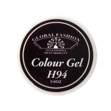 Gel color unghii, vopsea de arta, seria Noble Purple, Global Fashion, 5gr, H94