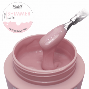 Gel Constructie Shimmer Satin 15ml Macks - SSP15-MKS - Everin.ro