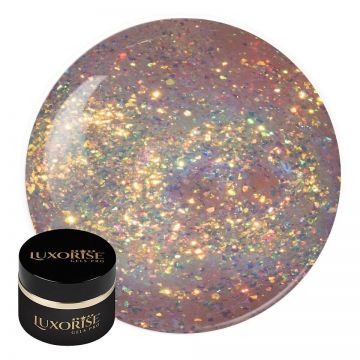Gel UV Constructie Unghii RevoFlex LUXORISE 15ml, Glassy Galaxy