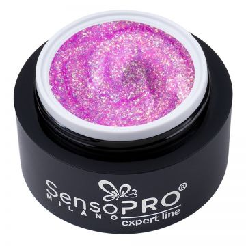 Gel Constructie Unghii Expert Line SensoPRO Milano - Glass Petals 15ml