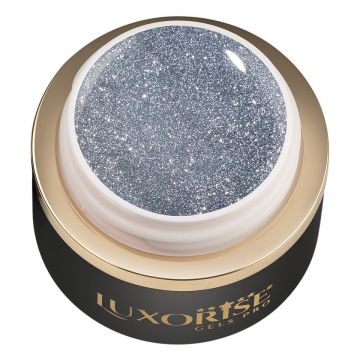 Gel UV Constructie Unghii RevoFlex Disco LUXORISE 15ml, Luxe Silver