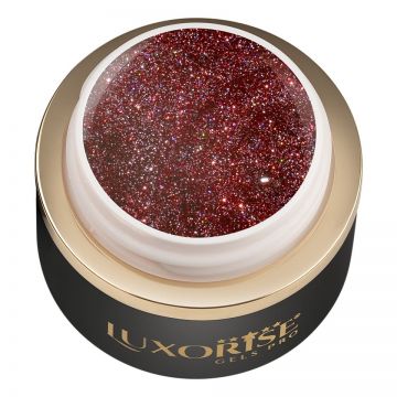 Gel UV Constructie Unghii RevoFlex Disco LUXORISE 15ml, Passion Red