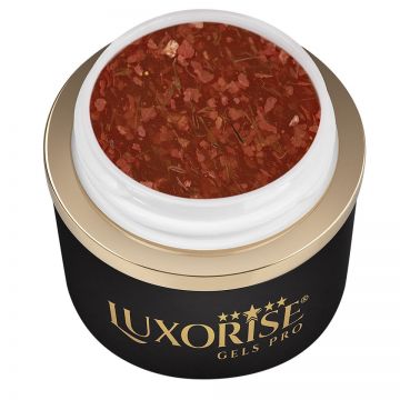 Gel UV Constructie Unghii RevoFlex Floral LUXORISE 15ml, Enchanted Hibiscus