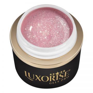 Gel UV Constructie Unghii RevoFlex LUXORISE 30ml, Symphony Glitz