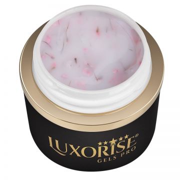 Gel UV Constructie Unghii RevoFlex Silk Petal LUXORISE 15ml, Magnolia Frost