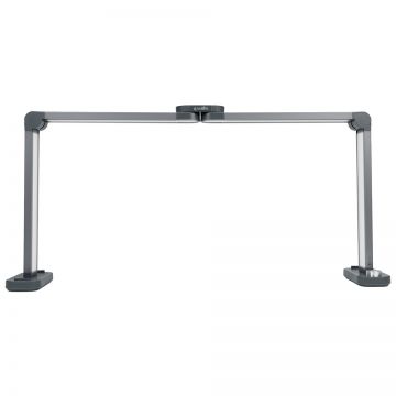 Lampa LED Profesionala Manichiura / Cosmetica LUXORISE StellarFrame PRO, Titanium Silver