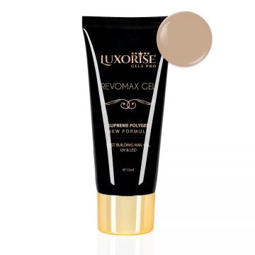 Polygel REVOMAX GEL LUXORISE Nude Chocolate, 15ml