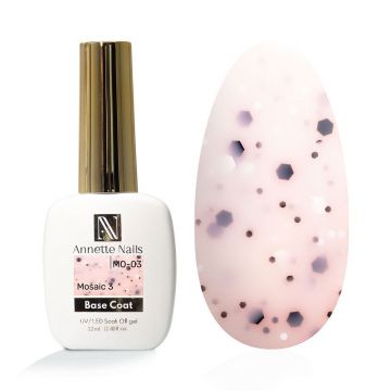 Baza Rubber Annette Nails Mosaic 3 MO-03