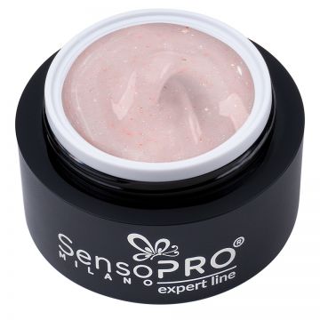 Gel Constructie Unghii Expert Line SensoPRO Milano - Delicate Peach 15ml