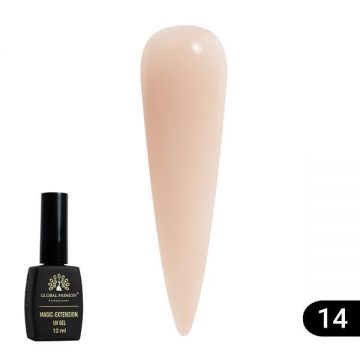 Gel de constructie unghii Global Fashion Magic-Extension 12 ml, 14