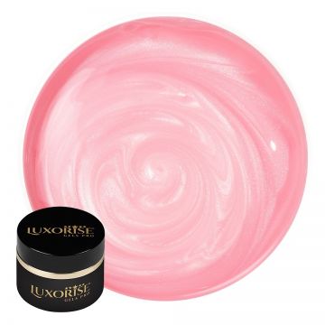 Gel UV Constructie Unghii RevoFlex Royal Pearls LUXORISE 15ml, Rose Temple