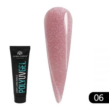 Polygel cu stralucire Global Fashion 30 g 06
