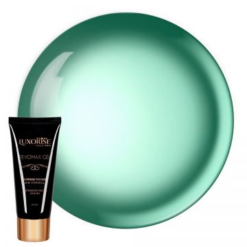 Polygel GlassStyle - REVOMAX GEL LUXORISE Emerald Escapade, 15ml
