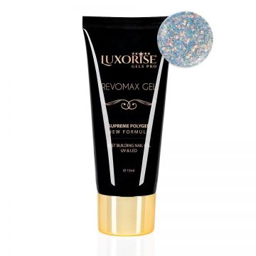 Polygel REVOMAX GEL LUXORISE Blue Magic, 15ml
