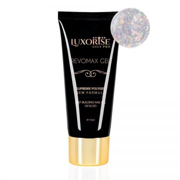 Polygel REVOMAX GEL LUXORISE Pearl Magic, 15ml