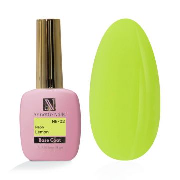 Rubber Base Annette Nails Neon Lemon NE-02