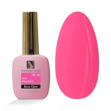 Rubber Base Annette Nails Neon Raspberry NE-06