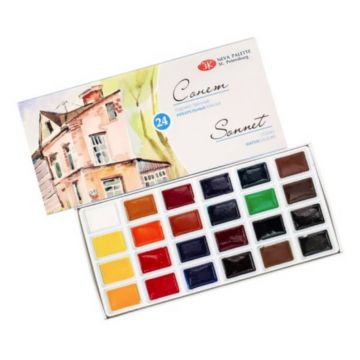 Set 24 Acuarele Rusesti Sonnet