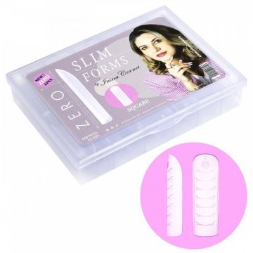 Tipsuri Zero Slim Forms Square, Irina Cernei Set 120 Buc 12 Marimi Reutilizabile