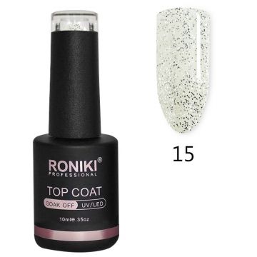 Top Coat Pearl Roniki 10ml Cod 15