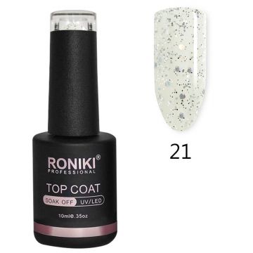 Top Coat Pearl Roniki 10ml Cod 21