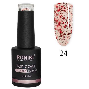 Top Coat Pearl Roniki 10ml Cod 24
