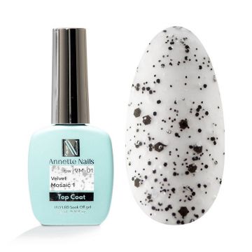 Top Coat Velvet Mosaic 1 no wipe VM-01