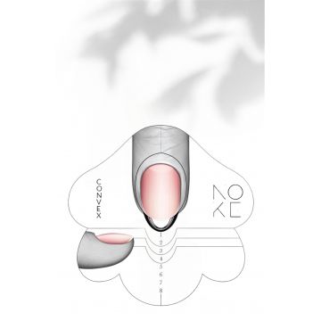 ȘABLON UNGHII CONVEX – ALUMINIUM 100 BUC