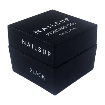 Gel de pictura NailsUp Super Black 5g