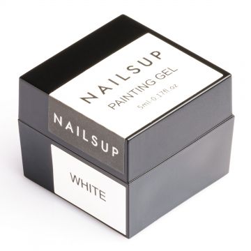 Gel de pictura NailsUp Super White 5g