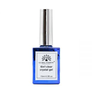 Gel pentru modelare Cristal Gel, 15 ml, transparent (Fara Tpo)