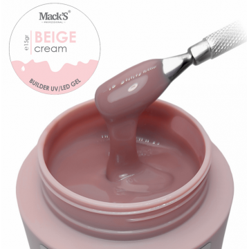 Gel UV Beige Cream Nr.2,Premium Builder Gel 15g