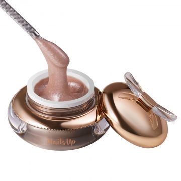 Gel UV constructie unghii autonivelant NAILSUP B21 Pearly Gold 50g