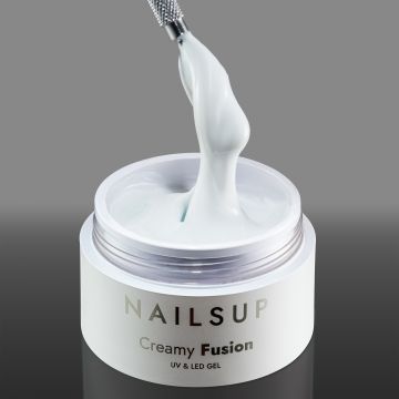 Gel Uv/Led Creamy Fusion NailsUp White HEMA FREE  15g 013