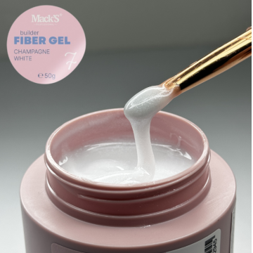 Gel UV Mack's Fiber Champagne White 50g