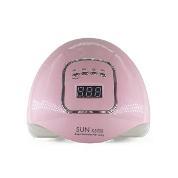 Lampa Unghii Led Sun X5 MAX Roz 120W