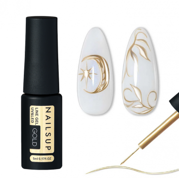 Liner Chrome Gold Gel Nailsup 5g