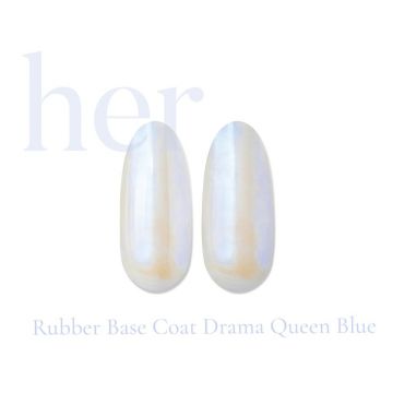 Rubber Base Coat HER Drama Queen Blue 12 ml