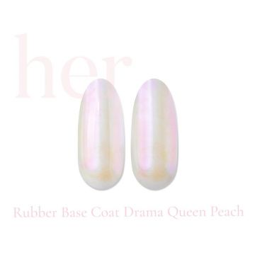 Rubber Base Coat HER Drama Queen Peach 12ml