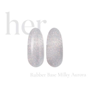 Rubber Base Coat HER Milky Aurora 12 ml