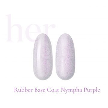 Rubber Base Coat HER Nympha Purple 12ml