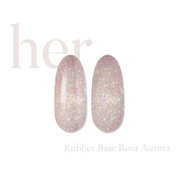 Rubber Base Coat HER Rosa Aurora 12ml